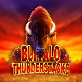 Buffalo Thunderstacks slot logo by Amatic Industries at Betamo CasinoBuffalo Thunderstacks